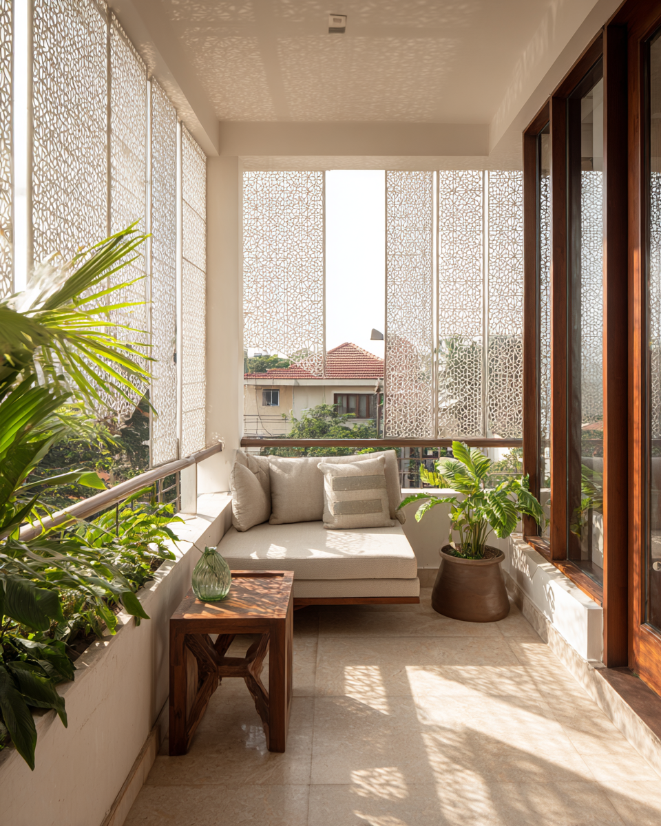 Saha House balcony