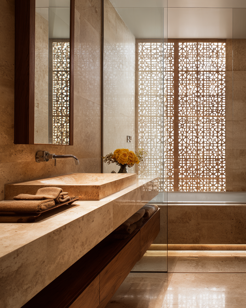 Saha House bathroom